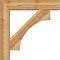 Ekena Millwork Westlake Block Rough Sawn Bracket w/ Offset Brace, Western Red Cedar, 8"W x 38"D x 38"H BKT0806X38X38WTL05RWR - alternate 2